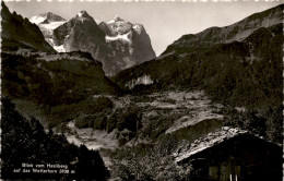 Blick Vom Hasliberg Auf Das Wetterhorn (8958) * Karte Von 1939 - Hasliberg