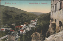 Helenenstrasse Im Helenental, Baden, 1912 - Ledermann AK - Baden Bei Wien