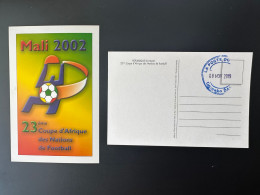 Mali 2001/2002 Postcard Carte Postale Oblitéré 23ème Coupe D'Afrique Nations Football Soccer Fußball CAF CAN - Mali (1959-...)