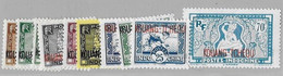 Kouang Tchéou - YT N° 125 à 134 ** Sans Les 126 A -130 - 131 - Neuf Sans Charnière - Unused Stamps