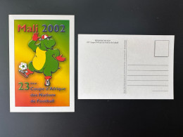 Mali 2001/2002 Postcard Carte Postale Mascotte Mascot 23ème Coupe D'Afrique Nations Football Soccer Fußball CAF CAN - Africa Cup Of Nations