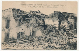 CPA - SAINT-CANNAT (B Du R) - Tremblement De Terre 11 Juin 1909 - Un Ilot De Maisons Effrondré - Autres & Non Classés