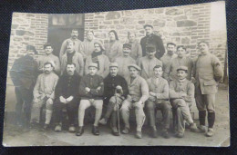 35 - REDON  - POILUS  -  GUERRE 14/18   -  AU CENTRE DE CONVALESCENCE DE ST SAUVEUR - Guerra, Militari