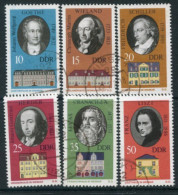 DDR / E. GERMANY 1973 Historic Houses In Weimar Used  Michel 1856-61 - Usados