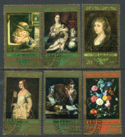 DDR / E. GERMANY 1973 Old Master Paintings Used  Michel 1892-97 - Gebraucht
