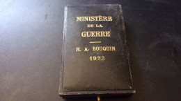 ARGENT COFFRET MINISTERE DE LA GUERRE 1923 - Firma's