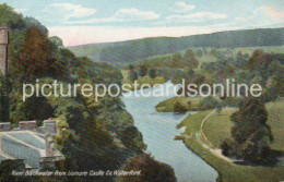 RIVER BLACKWATER FROM LISMORE CASTLE OLD COLOUR POSTCARD WATERFORD IRELAND - Waterford