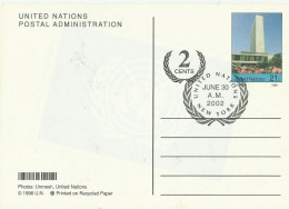 UNO  NY GS  2002 - Storia Postale