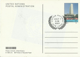 UNO  NY GS  2001 - Covers & Documents