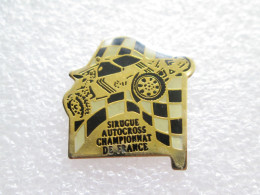 PIN'S    AUTO CROSS   CHAMPIONNAT DE FRANCE  SIRUGUE - Rally