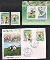 2010- Algérie N°1566 - 1567 / 2V - Neuf**MNH : Coupe Du Monde De Football 2010/ + FDC + BF. N°16 ( NB N° 1567 Sans "i") - 2010 – Südafrika