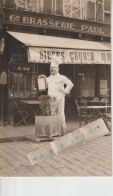 LYON - GRANDE BRASSERIE PAUL En 1906 à Localiser - Tel. 52-54  ( Carte Photo ) - Sonstige & Ohne Zuordnung