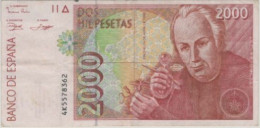 ESPAGNE 2000 PESETAS F 1992 4K 5578362 - [ 4] 1975-…: Juan Carlos I.