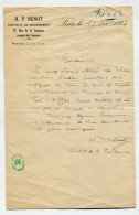 H.P. MENOT Architecte Du Gouvernement 2 Lettres Autographes à En Tête - (à Propos De La Tour Eiffel Et La Sorbonne) - Inventori E Scienziati