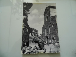 Cartolina Viaggiata "FAENZA Dettaglio Della Fontana Monumentale E Cattedrale" 1954 - Faenza