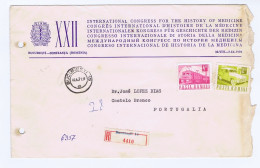 C25A33) Roumanie Romania Posta Romana International Congress History Of Medicine Bucuresti Constanta - Covers & Documents