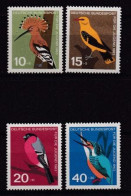 GERMANY, 1963, MNH Stamp(s), Welfare Birds, Michel Nr(s). 401-404, Scannr. 13291 - Ungebraucht