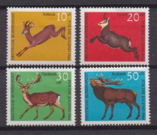 GERMANY, 1966, MNH Stamp(s), Welfare-Deer, Michel Nr(s). 511-514, Scannr. 13300 - Ungebraucht