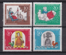 GERMANY, 1967, MNH Stamp(s), Child Welfare, Michel Nr(s). 538-541, Scannr. 13303 - Ungebraucht