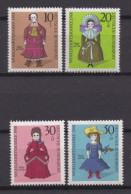 GERMANY, 1968, MNH Stamp(s), Child Welfare, Michel Nr(s). 571-574, Scannr. 13306 - Ungebraucht