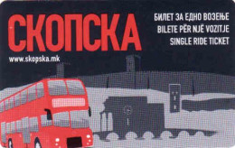 Macedonia Transport Card Skopska, Used - Moteurs