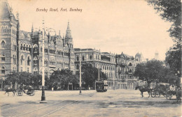 CPA INDE HORNBY ROAD FORT BOMBAY / CLICHE RARE - India