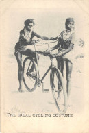 CPA INDE THE IDEAL CYCLING COSTUME / FILLES INDIENNES - India
