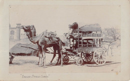 CPA INDE INDIAN STAGE COACH / CARTE PHOTO - Inde