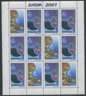Romania:Unused Sheet EUROPA Cept 2001, MNH - 2001