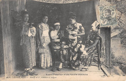 CPA ASIE SCENE D'INTERIEUR D'UNE FAMILLE JAPONAISE - Vietnam