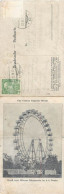 The Vienna Gigantic Wheel Douple Postcard 1910 - Prater