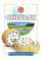 CHIMAY  - POSTER PUBLICITE - Format A4 - Recto-Verso - Fromage De Chimay CHEVRAY - Fromage De Chèvre Doux - Manifesti