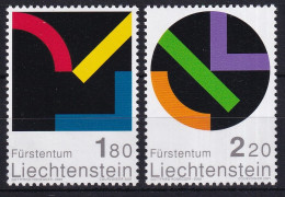 MiNr. 1281 - 1282 Liechtenstein 2001, 3. Dez. Hommage An Liechtenstein: Zeitgenössische Kunst (VI) - Postfrisch/**/MNH - Nuovi