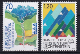 MiNr. 1289 - 1290 Liechtenstein 2002, 4. März. Internationales Jahr Der Berge - Postfrisch/**/MNH - Unused Stamps