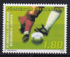 MiNr. 1296 Liechtenstein 2002, 3. Juni. Fußball-Weltmeisterschaft, Japan Und Südkorea - Postfrisch/**/MNH - Ongebruikt