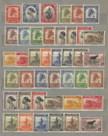 (S0231) BELGIAN CONGO, 1942-1943 (Pictorial Issue). Complete Set. Mi ## 204-244. MNH** - Unused Stamps