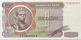 Zaire 1 Zaire, P-19a (22.10.1979) -  UNC - Zaïre