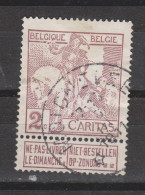 COB 85 Oblitération Centrale Relais étoile * MOIGNELEE * +50 Aminci - 1910-1911 Caritas