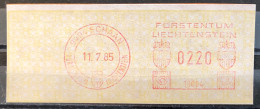 11.07.1985, Schaan 2Fr20Rp - Maschinenstempel (EMA)