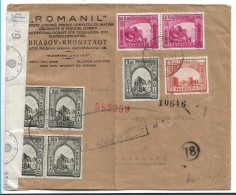 RUMÄNIEN XX004  / Wiederanschluss Basarabia Und Bukowina Auf Einschreiben 1941 Ex Kronstadt - World War 2 Letters