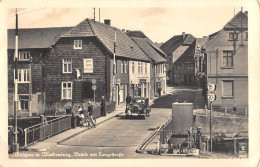 CPA ALLEMAGNE MALCHOW IN MECKLENBURG BRUCKE MIT LANGESTRASSE - Autres & Non Classés