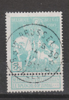 COB 90 Oblitération Centrale BRUXELLES * 30 * - 1910-1911 Caritas