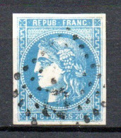 Col33 France 1870 Bordeaux  N° 46B Oblitéré : 25,00€ - 1870 Uitgave Van Bordeaux