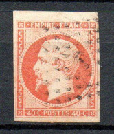 Col33 France 1853 N° 16a Vif  Oblitéré  : 28,00€ - 1853-1860 Napoléon III