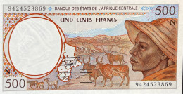 Central African States 500 Francs, P-501Nb (1994) - UNC - Equatorial Guinea Issue - Estados Centroafricanos