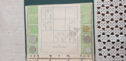 1972 £ 5, 10, 20, 50, 100 Italia Monete Con Foglio D'album Omaggio - Otros & Sin Clasificación