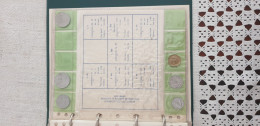 1974 £ 5, 10, 20, 50, 100, 100 Commemorativa Italia Monete Con Foglio D'album Omaggio - Andere & Zonder Classificatie