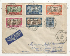 Lettre, WALLIS ET FUTUNA, MATA-UTU, 12 DEC 1951, Nouvelle Calédonie Et Dépendances, 6 Timbres - Cartas & Documentos