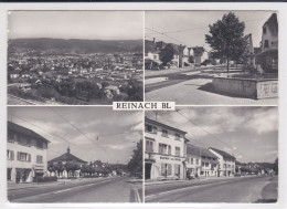 Reinach BL, 4 Ansichten (u.a. Tea Room, Gasthof Zum Brüggli) Foto 10 X 15 - Reinach