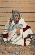 CPA INDIEN DE L'AMERIQUE QUEEN JOHNNIE INDIAN SQUAW ISLANDS - Indiens D'Amérique Du Nord